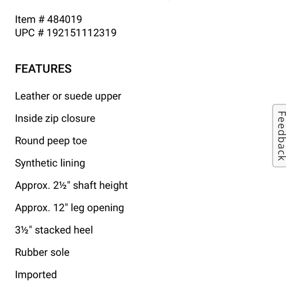 Vince Camuto - Peep Toe Anara Black Leather Booties - Size 7 - Picture 10 of 10